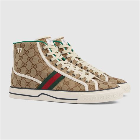 gucci 1977 tennis shoes high top|gucci tennis 1977 price.